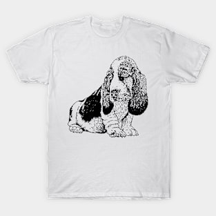 Sad dog face t shirt not happy puppy T-Shirt